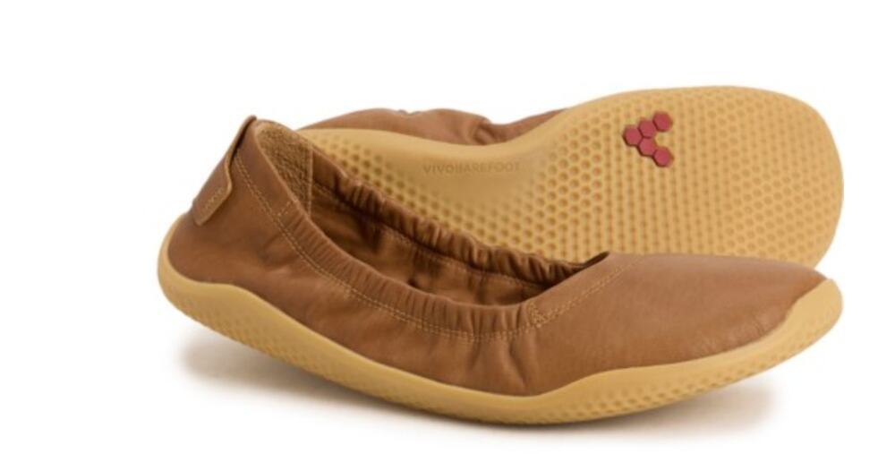 Vivobarefoot Asana Yin Women's Brown Leather Flats